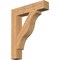Ekena Millwork Funston Block Smooth Bracket, Western Red Cedar, 5 1/2"W x 30"D x 36"H BKT06X30X36FST05SWR - alternate 1